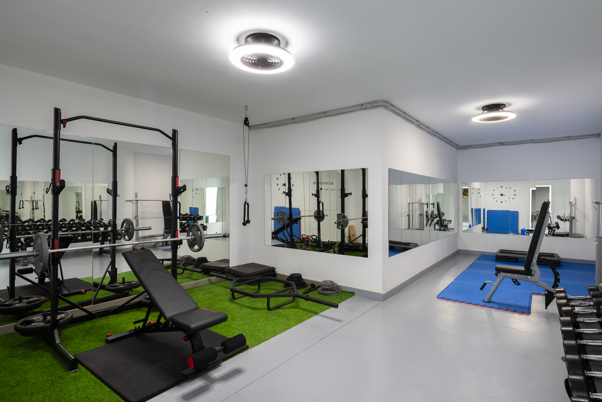 The villa gym